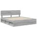 Estructura de cama matrimonial 203x206 Estructura de cama matrimonial 203x206 Marrón