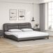 Estructura De Cama Doble Matrimonial 205x218 Estructura De Cama Doble Matrimonial 205x218 Blanco/ Negro