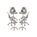Pack 6 Sillas Neo Patchwork Pack 6 Sillas Neo Patchwork Blanco