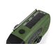 Radio Solar de Emergencia FM/AM portátil Función SOS RT260 Radio Solar de Emergencia FM/AM portátil Función SOS RT260 Negro/ Verde