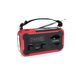 Radio Solar de Emergencia 2000mAh Linterna LED Radio Solar de Emergencia 2000mAh Linterna LED Rojo