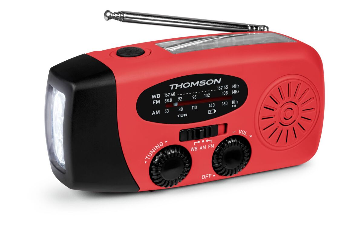 Radio Solar de Emergencia FM/AM  portátil Función SOS RT260R