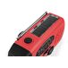 Radio Solar de Emergencia FM/AM portátil Función SOS RT260R Radio Solar de Emergencia FM/AM portátil Función SOS RT260R Negro/ Rojo