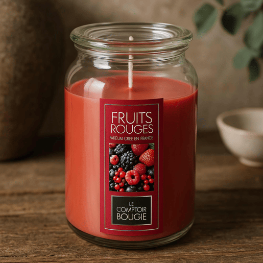 WELL HOME - Vela Aromática de Frutas Vermelhas WELL HOME - Vela Aromática de Frutas Vermelhas