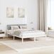 Estructura de cama matrimonial 140x204 Estructura de cama matrimonial 140x204 Blanco/ Gris Claro