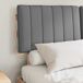 Estructura de cama matrimonial 143x201 Estructura de cama matrimonial 143x201 Blanco/ Gris Claro