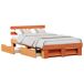 Estructura de cama matrimonial 138x198 Estructura de cama matrimonial 138x198 Marrón