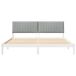 Estructura De Cama Doble Matrimonial 205x217 Estructura De Cama Doble Matrimonial 205x217 Blanco