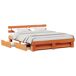 Estructura de cama matrimonial 203x208 Estructura de cama matrimonial 203x208 Marrón