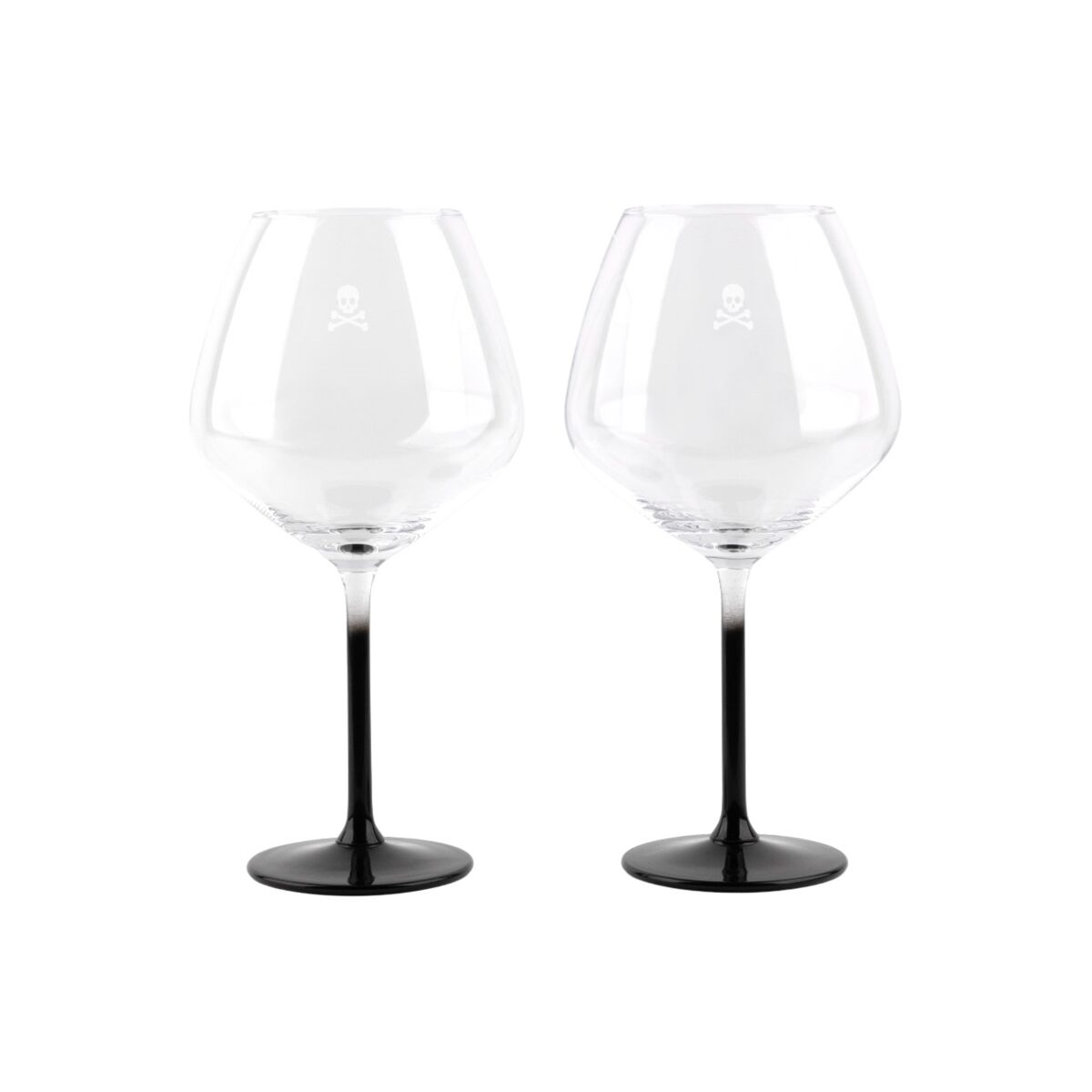 Juego de 2 copas Gin calavera en cristal Scalpers Home