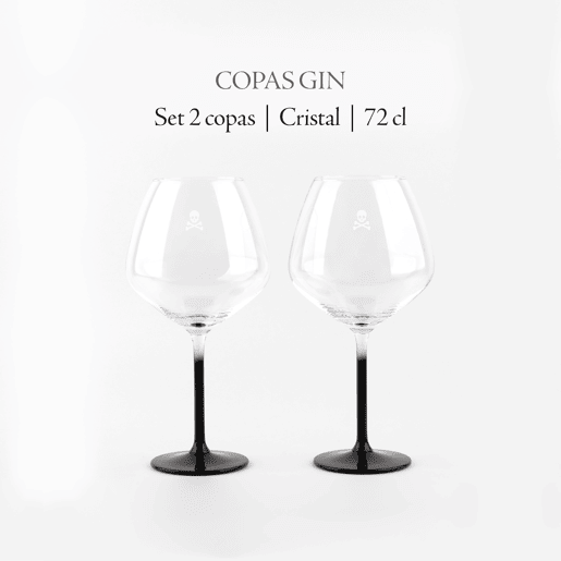 Conjunto de 2 copos de gin em formato de caveira, em cristal Conjunto de 2 copos de gin em formato de caveira, em cristal