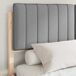 Estructura de cama matrimonial 145x205 Estructura de cama matrimonial 145x205 Blanco/ Gris Claro