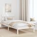Estructura de cama individual para adultos 80x200 Estructura de cama individual para adultos 80x200 Blanco
