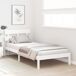 Estructura de cama individual para adultos 80x200 Estructura de cama individual para adultos 80x200 Blanco