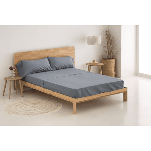 Conjunto de Lençóis Design Cinza Cama 105cm (3 peças) Donegal Collections