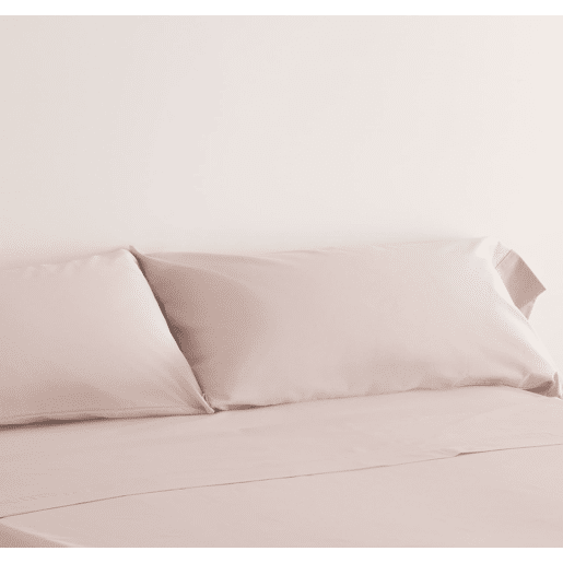 Conjunto de Lençóis Design Rosa Pálido Cama 150cm (3 peças) Donegal Collections