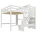 Cama alta para niños 162x253 Cama alta para niños 162x253 Blanco