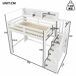 Cama alta para niños 112x253 Cama alta para niños 112x253 Blanco