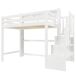 Cama alta para niños 112x253 Cama alta para niños 112x253 Blanco