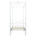 Estructura de cama individual para adultos Estructura de cama individual para adultos Blanco
