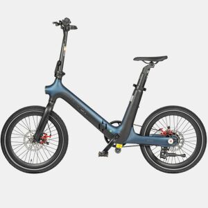 Bicicleta Elétrica MAXTURN SMART30 - Motor 250W Bateria 36V9.6AH Pneus De 20u201D Travões A Disco Mecânicos - Preto Azul