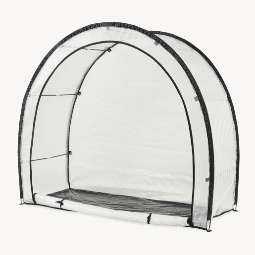 Estufa de tomate em folha Larshasas plástico 180x80x170 cm Transparente en.casa