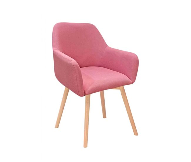 Silla Bellu Tela - Rosa
