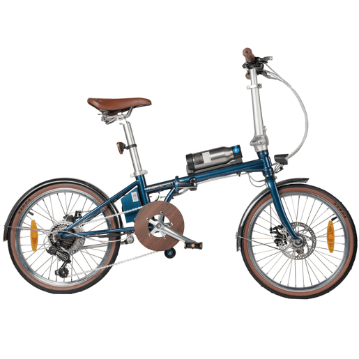 Bicicleta Elétrica MAXTURN SMART20 - Motor 250W Bateria 36V5.2AH Pneus De 20u201D Travões A Disco Mecânicos - Roxo