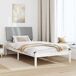 Estructura de cama individual para adultos Estructura de cama individual para adultos Blanco