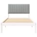 Estructura de cama individual para adultos Estructura de cama individual para adultos Blanco