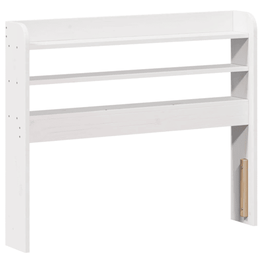 Estrutura De Cama Dupla c cabeceira - 100x200 cm branco Estrutura De Cama Dupla c cabeceira - 100x200 cm branco