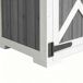 Armario de Jardín Madera de Abeto, Metal Galvanizado Outsunny 105 Armario de Jardín Madera de Abeto, Metal Galvanizado Outsunny 105 Gris