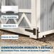 Armario de Jardín Madera de Abeto, Metal Galvanizado Outsunny 105 Armario de Jardín Madera de Abeto, Metal Galvanizado Outsunny 105 Gris