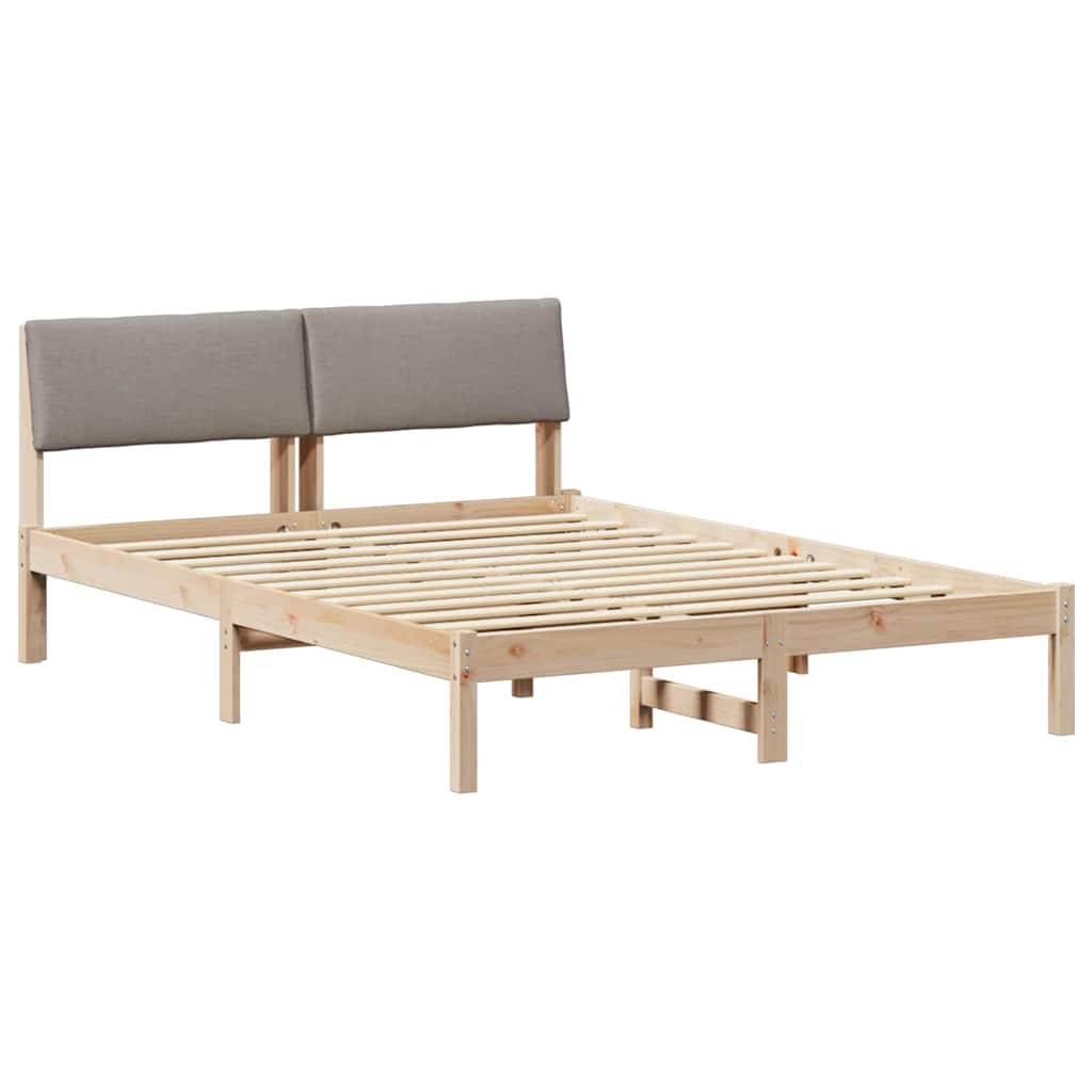 Estructura de cama matrimonial 140x204 Topo