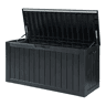 Caixa de arrumação Vades 300 L plástico 117x47x59 cm Preto casa.pro