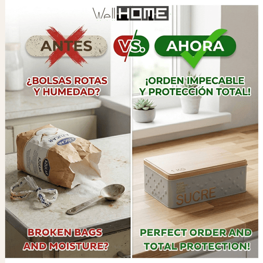 Caixa de Cubos de Açúcar Well Home Caixa de Cubos de Açúcar Well Home