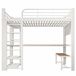 Cama alta para niños 204x145 Cama alta para niños 204x145 Blanco