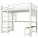 Cama alta para niños 204x145 Cama alta para niños 204x145 Blanco