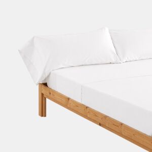 Conjunto de Lençóis Design Branco Cama 160cm (4 peças) Donegal Collections