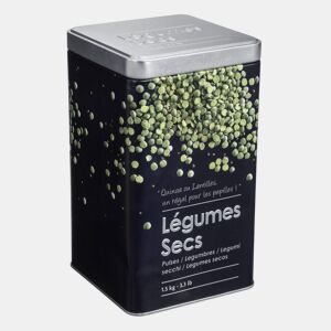 Recipiente para Legumes Well Home em Metal Relevo - Edição Preta