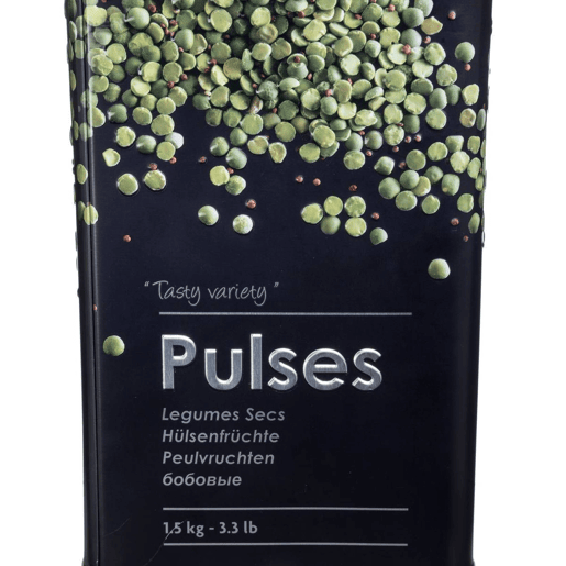 Recipiente para Legumes Well Home em Metal Relevo - Edição Preta