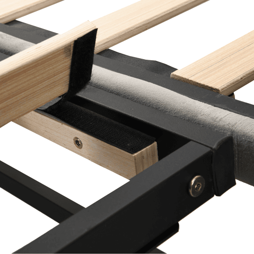 Sofá-cama 90180x200 cm - Com base de ripas, multifuncional, tecido de veludo cinzento