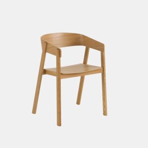 Conjunto de 4 poltronas em contraplacado de carvalho