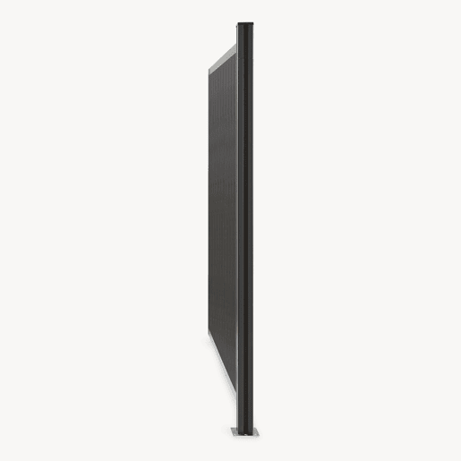 Módulo de extensão de vedação de jardim Grassano com 1 poste 185x175 cm WPC Cinzento neu.holz