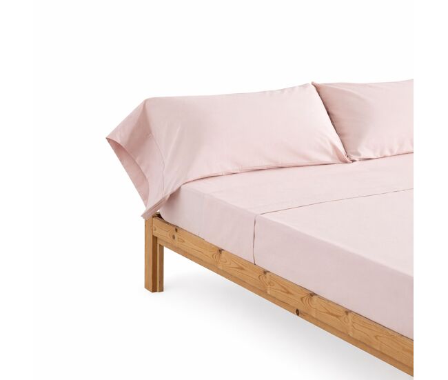 Juego de sábanas design rosa palo cama 135cm (3 piezas) donegal collections
