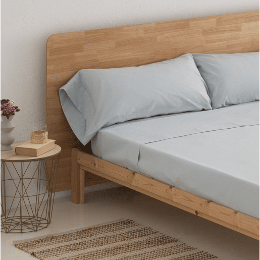 Conjunto de Lençóis Design Azul Céu Cama 160cm (4 peças) Donegal Collections