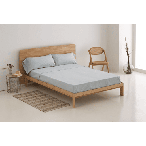 Conjunto de Lençóis Design Azul Céu Cama 180cm (4 peças) Donegal Collections