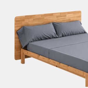 Conjunto de Lençóis Design Cinza Cama 90cm (3 peças) Donegal Collections