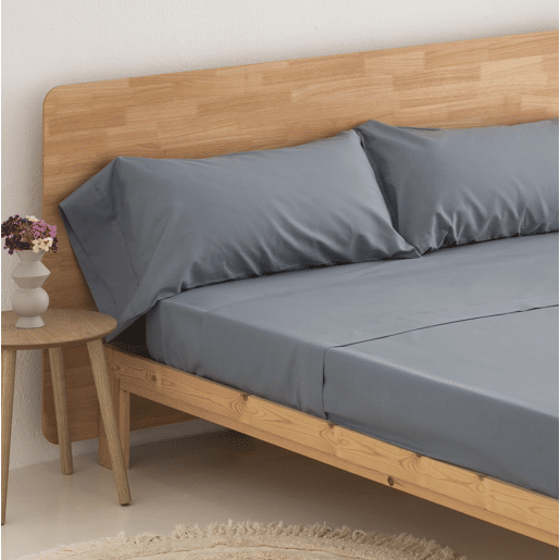 Conjunto de Lençóis Design Cinza Cama 90cm (3 peças) Donegal Collections
