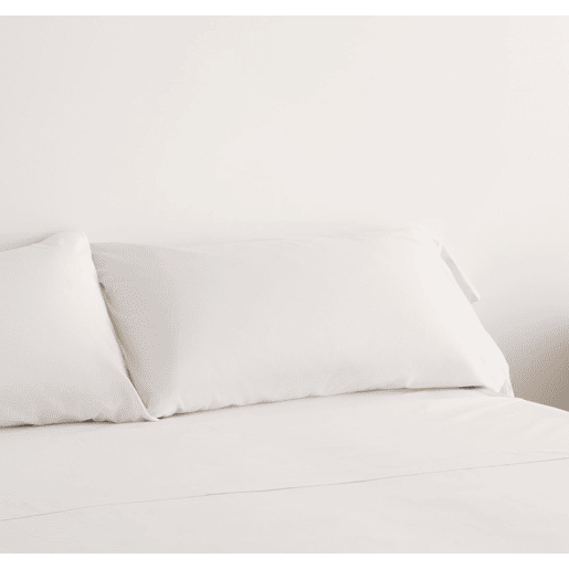 Conjunto de Lençóis Design Branco Cama 135cm (3 peças) Donegal Collections